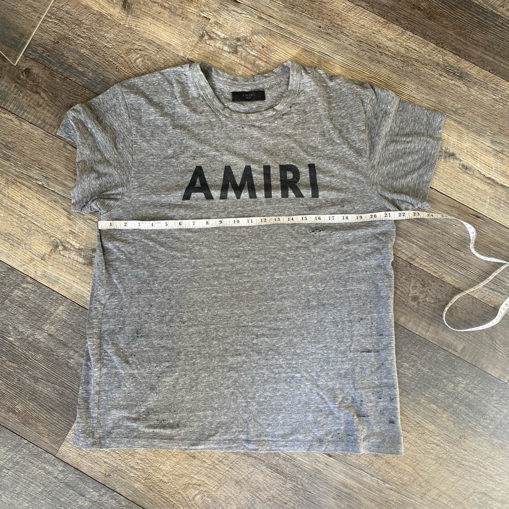 Men’s Amiri tee shirt bullet holes size medium